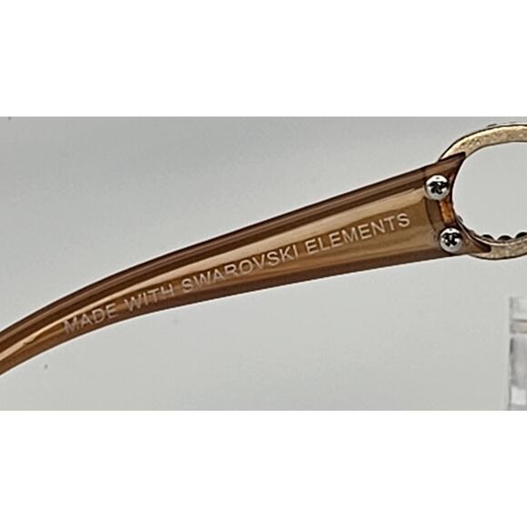 Jimmy Crystal New York Sunglasses Made With Swarovski Elements Brown Gradient K7 main image 7